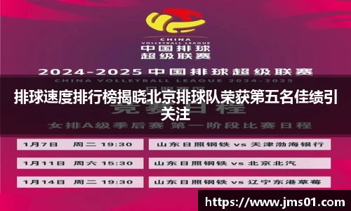 排球速度排行榜揭晓北京排球队荣获第五名佳绩引关注