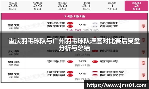 重庆羽毛球队与广州羽毛球队速度对比赛后复盘分析与总结
